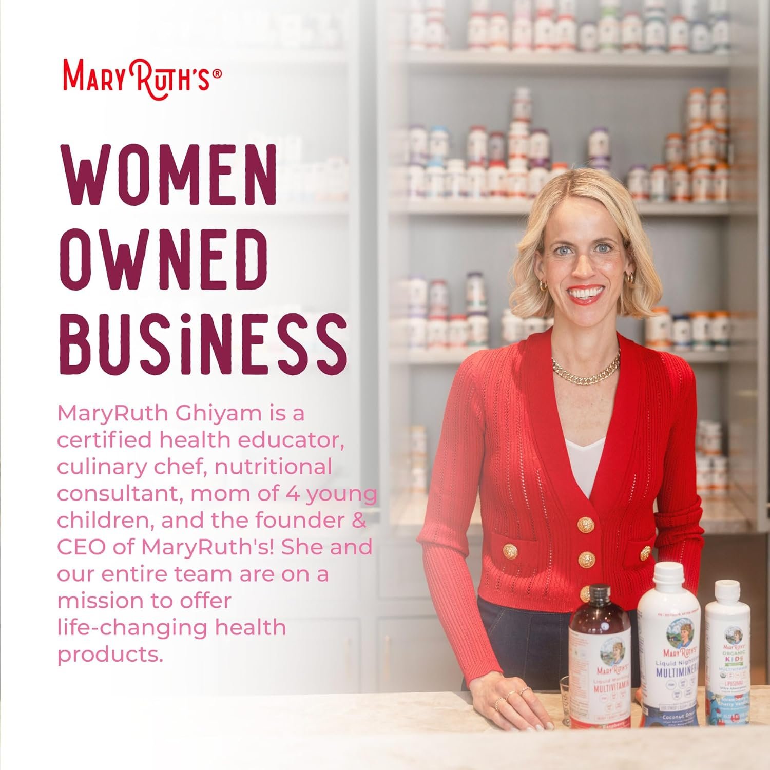 MaryRuth Organics Probiotic Beauty Capsules | Vegan Collagen Support | Anti Aging | Gut Health | Hair Skin and Nails Vitamins | Skin Care | Biotin | Non-GMO Project Verified | 60 Count - Image 9