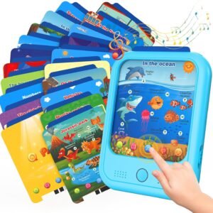 Kids Educational Learning Tablet Toy-Educational Tablet Toy to Interactive Learn Alphabets,Colors,Number,Foods,Jurassic Park,Animals,Learning Toys for Toddlers 2-6 Years Old,Gifts for Boys Girl