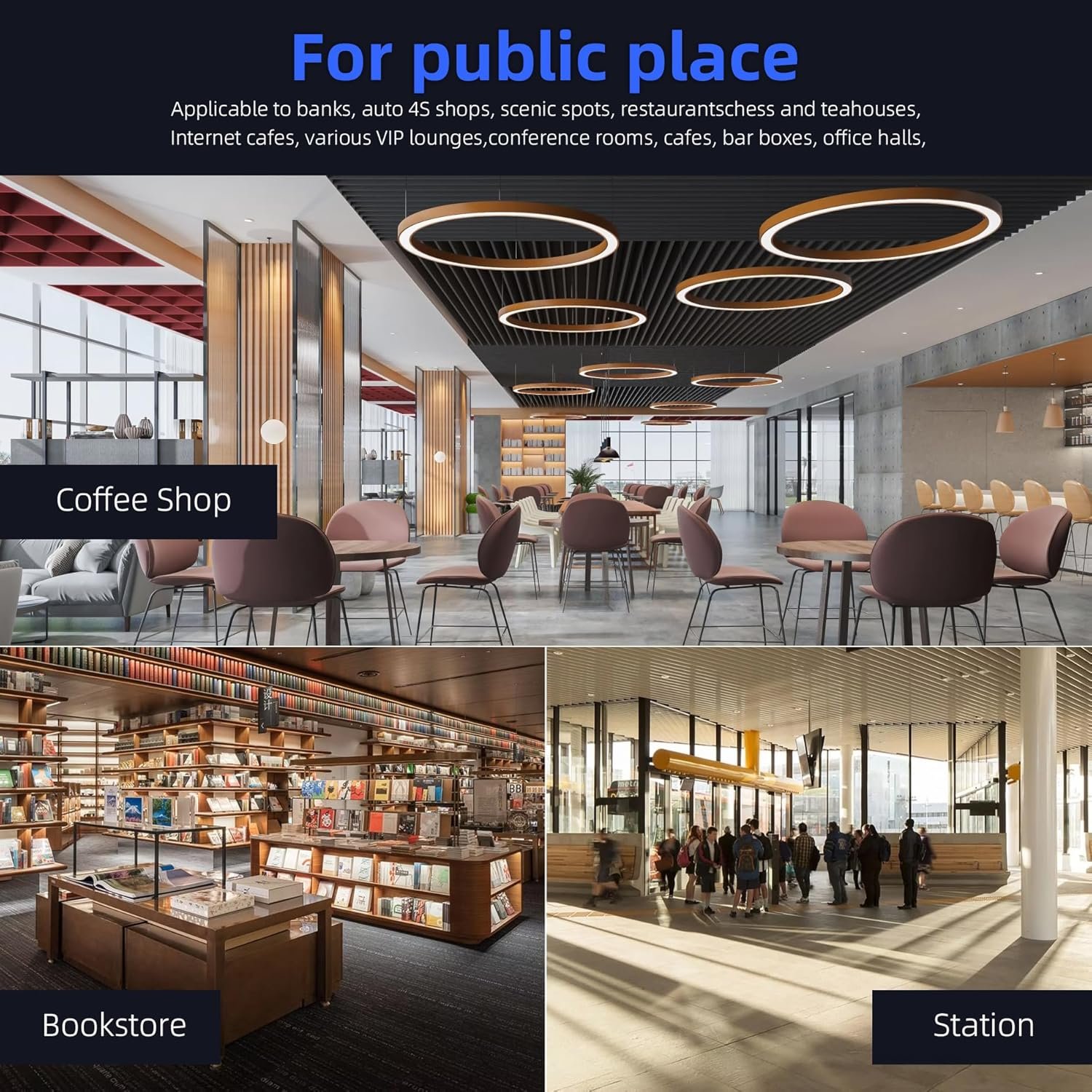 Floor Standing Cell Phone Charging Station with Fast Charigng Cables – 8 Device Charging Dock for Office, Hotel & Public Spaces | Compatible with iPhone ipad Smartphone Tablets Android Port (Black) - Image 4