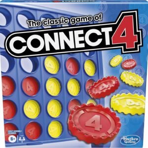 Hasbro Gaming Connect 4 Classic Grid, 4 in a Row Game, Strategy Board Games for Kids, 2 Players for Family and Kids, Easter Gifts for Boys and Girls, Ages 6+