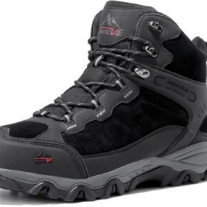 NORTIV 8 Men’s Waterproof Hiking Boots Outdoor Mid Trekking Lightweight Mountaineering Shoes Paladin