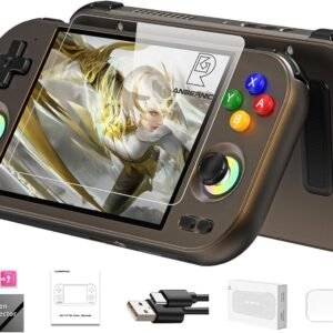 RG477M Retro Handheld Game Console , Aluminum Alloy CNC Dimensity 8300 Android14 System 4.7-inch Touch Handheld Game Console WiFi/Bluetooth Hall Joystick RGB Light 5300mah