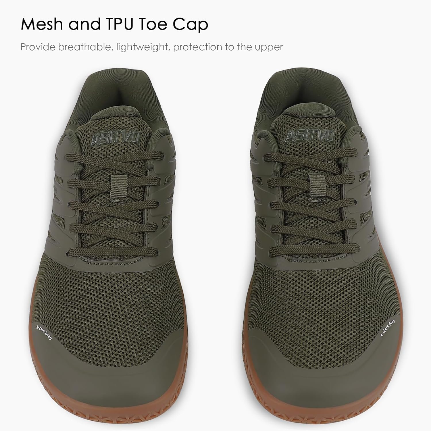 ASITVO Wide Men's Barefoot Zero Drop Sole Minimalist Width Toe Box Walking Shoes Sneakers TPU Toe No-Sew Upper - Image 5