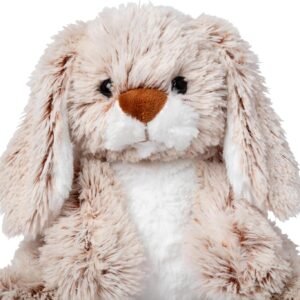 Melissa & Doug Burrow Bunny Stuffed Animal Plushie with Big Feet, Floppy Ears & Fluffy Tail, Adorable Pretend Play Toddler Toys for Girls & Boys 3+