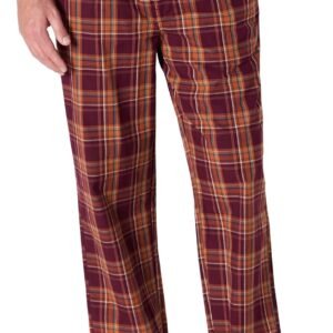 Amazon Essentials Men’s Cotton Poplin Straight-Fit Pajama Pants with Drawstring Elastic Waist