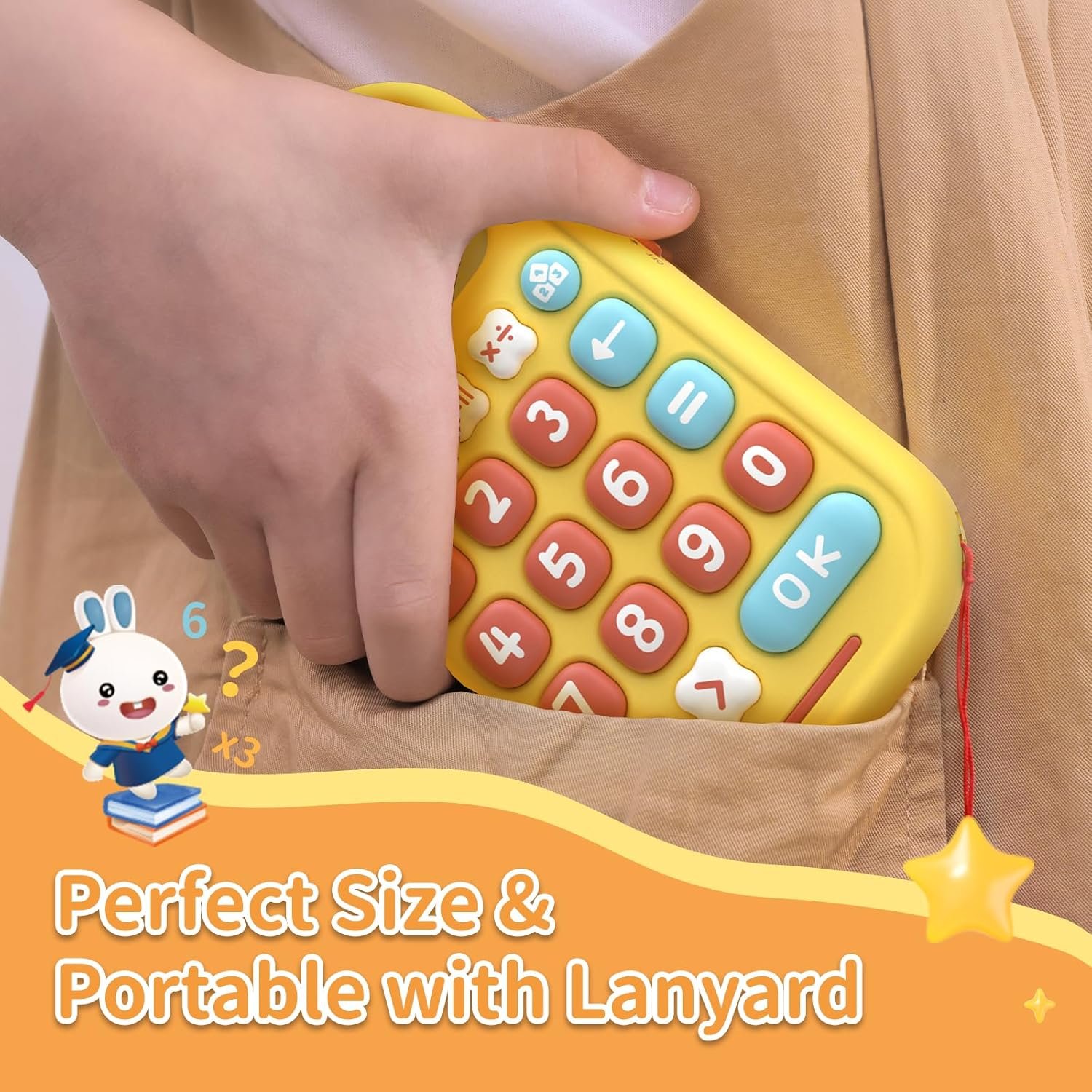 alilo Math Games for Kids Ages 5-12, Portable Math Toys for Practicing Addition, Subtraction, Multiplication and Division, Fun Educational Toy with 5 Modes, 19 Math Games, and 50K Math Questions - Image 6