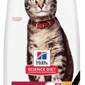 Hill’s Science Diet Adult 1-6 Premium Nutrition Dry Cat Food, Chicken Recipe, 16 lb. Bag