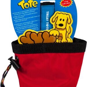Chuckit! Treat Tote Dog Treat Pouch for Puppy Training, 1 Cup Capacity, Assorted Colors