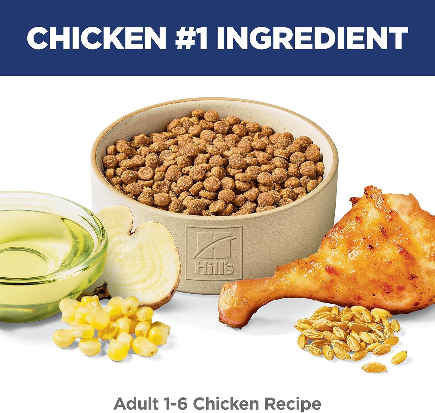 Hill's Science Diet Adult 1-6 Premium Nutrition Dry Cat Food, Chicken Recipe, 16 lb. Bag - Image 3