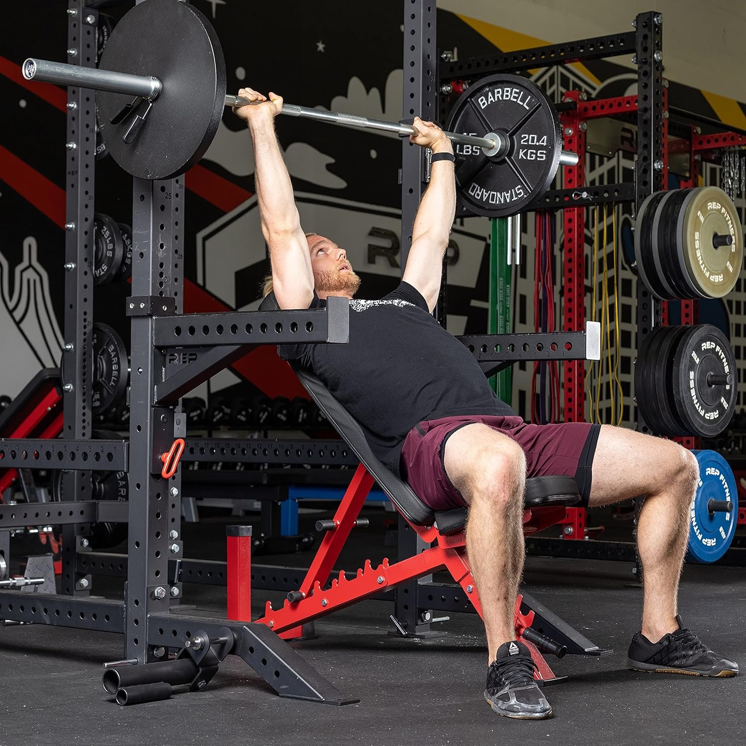 REP Adjustable Weight Bench | Home Gym Equipment | Foldable Workout Platform | Flat Incline Decline FID Design | Compact Strength Training Chair | Fitness Bench AB-3100 - Image 5