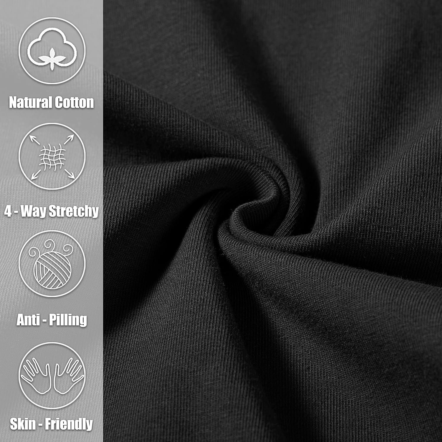 Pudolla Men's Cotton Yoga Sweatpants Athletic Lounge Pants Open Bottom Casual Jersey Pants for Men with Pockets - Image 4