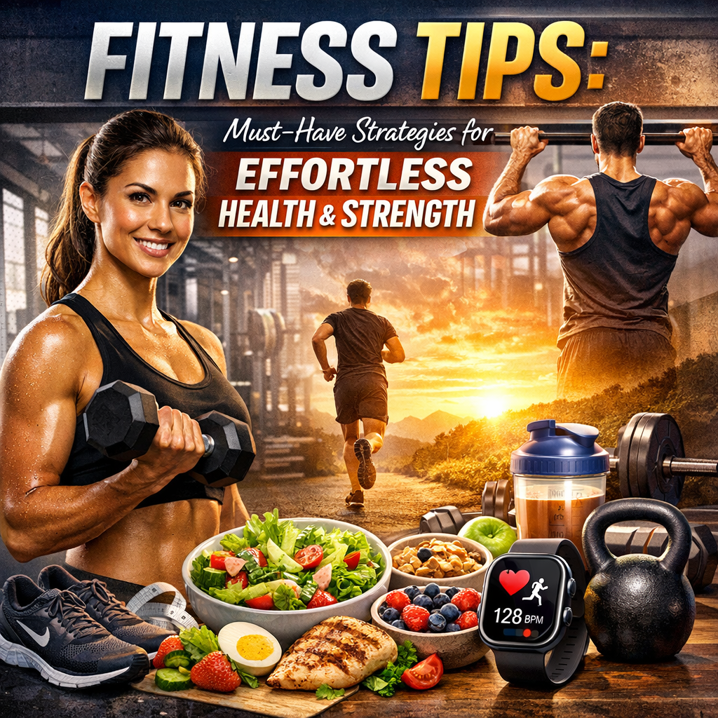Illustration of Fitness Tips: Must-Have Strategies for Effortless Health and Strength