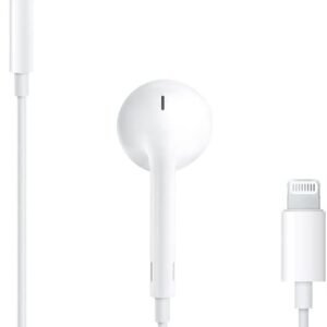Apple EarPods Headphones with Lightning Connector, Wired Ear Buds for iPhone with Built-in Remote to Control Music, Phone Calls, and Volume