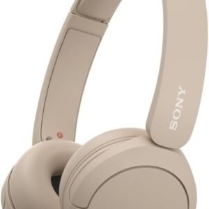 Sony WH-CH520 Wireless Headphones Bluetooth On-Ear Headset with Microphone and up to 50 Hours Battery Life with Quick Charging, Cappuccino