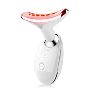 3-Color Light Therapy Facial Sculpting Tool – For Refreshed-Looking Skin & Jawline Care – Daily Beauty Ritual Device – Rechargeable Face Massager for Women