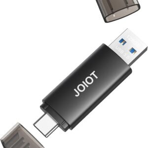 128GB USB C Flash Drive Dual USB 3.0 Flash Drive Type C + USB A Portable Type-C Flash Drive 2-in-1 USB-C Thumb Drive for Smartphone Tablet Computer Mac iPhone 15 Black