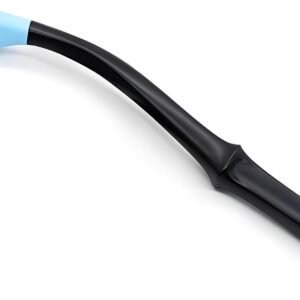 Bottom Buddy Wiping Aid – Upgraded Toilet Tissue Aids Wand for Wiping Bottom, 15.6″ Long for Elderly, Overweight, Pregnant, and Limited Mobility, Blue