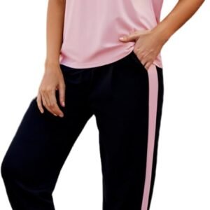 VIMPUNEC Women 2 Piece Outfits Summer Casual Lounge Sets Soft Sweatsuits Trendy Matching Sets