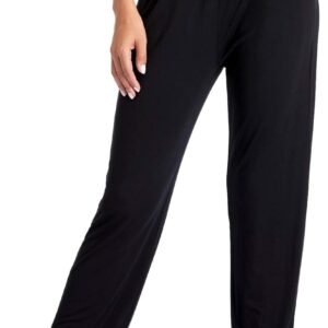 Envlon Women’s Yoga Pants with Pockets Comfy Stretch Loose Wide Leg Casual Pants Breathable Running Workout Lounge Pants