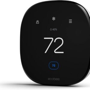 ecobee Smart Thermostat Enhanced – Programmable Wifi Thermostat – Works with Siri, Alexa, Google Assistant – Energy Star Certified – Smart Home