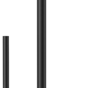 Paper Towel Holder Black, Premium Stainless Steel Kitchen Roll Dispenser, Countertop Roll Organizer with Weighted Base