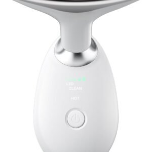 Face Neck Tool for Skin Care, Electric Neck Face Lifting Device for Wrinkle Removal (White)