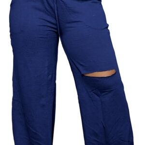 PINSV Wide Leg Pants for Women Drawstring Baggy Casual Sweatpants