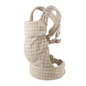 Ergonomic Baby Carrier Newborn to Toddler, Lightweight & Breathable Cotton Infant Carrier for Hands Free Comfort (Houndstooth)
