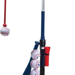 Franklin Sports Grow-with-Me Kids Baseball Batting Tee + Stand Set for Youth + Toddlers – Youth Baseball, Softball + Teeball Hitting Tee Set for Boys + Girls