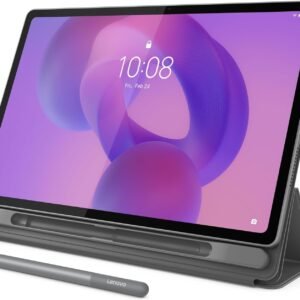 Lenovo Idea Tab Plus – Lightweight Tablet – 12.1″ 2.5K IPS Touchscreen Display – 90Hz – MediaTek Dimensity 6400-8GB Memory – 128GB Storage – Integrated Arm Mali-G57 MC2 – Lenovo Tab Pen & Folio Case