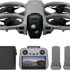 DJI Avata 360 Fly More Combo (RC 2), 360° Drone With 1-Inch 8K 360° Imaging for FPV & Aerial Filming, 360° Camera Drone With Propeller Guard. Includes RC 2 for Precise Control and Three Batteries