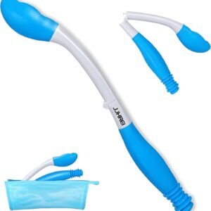 Foldable Long Reach Comfort Wiper – Bottom Wiping Aid – Butt Wiper Self Wipe Assist Toilet Aids Wand – Daily Living Bathroom Aid for Limited Mobility