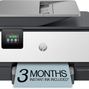 HP OfficeJet Pro 9125e Wireless All-in-One Color Inkjet Printer, Print, scan, copy, fax, ADF, Duplex printing best-for-office, 3 month Instant Ink trial included, AI-enabled (403X0A)