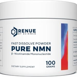 Renue By Science NMN Powder | 100g Fast Dissolve Powder Supplement | 500mg Nicotinamide Mononucleotide per Serving | Manufactured in the USA Third-Party Tested