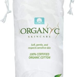 Organyc 100% Organic Cotton Rounds – Biodegradable Cotton, Chemical Free, For Sensitive Skin (70 Count) – Daily Cosmetics. Beauty and Personal Care