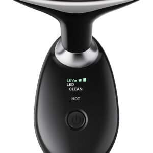 Face Neck Tool for Skin Care, Electric Neck Face Lifting Device for Wrinkle Removal (Black)
