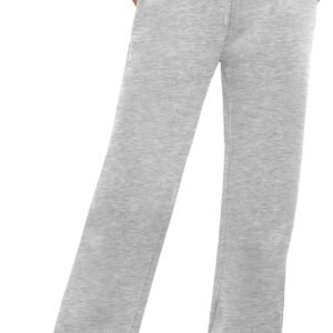 ATHMILE Womens Sweatpants 2026 Fall Baggy Wide Leg Sweatpant Fleece Lined Straight Leg Sweat Pants