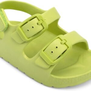 ChayChax Toddler Boys Girls Double Buckle Sandals Children’s Adjustable Back Strap Water Sandal