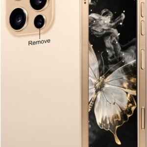 16 PM Smartphone Unlocked Cell Phone, 6.99“ HD Screen5G Phone, 16+512GB phoneunlocked, Android 14.0, 68+108MP Zoom Camera, Fingerprint Button Unlock-and take Photos (Gold)