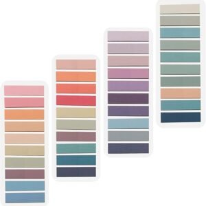 ELII Tabs 800Pcs Sticky Index Tabs Page Markers,Writable and Transparent Sticky Notes Page Tabs Book Markers Label Stickers Index Tabs for Page Marking Classify File (800 pcs Book tabs)