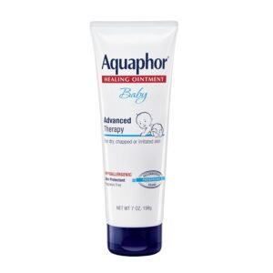 Aquaphor Baby Healing Ointment Advanced Therapy Skin Protectant, Dry Skin and Diaper Rash Ointment, 7 Oz Tube