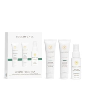 Innersense Organic Beauty – Hydrating Travel Hair Trio | Non-Toxic, Cruelty-Free, Clean Haircare (Hydrating Cream Hairbath + Conditioner, Sweet Spirit Leave-In Conditioner) PACKAGING MAY VARY