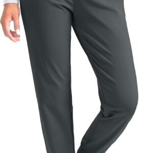 G Gradual Women’s Fleece Lined Joggers High Waisted Water Resistant Thermal Hiking Pants Cold Weather Sweatpants with Pockets