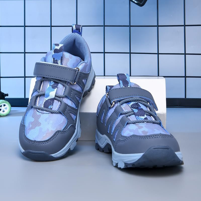 EGMPDA Boys Girls Shoes Kids Tennis Sneakers Walking Athletic Running Breathable Fitness Cross Training Fashion Lightweight Breathable for Toddler/Little Kid/Big Kid - Image 3