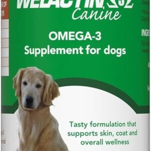 Nutramax Welactin Omega 3 Fish Oil for Dogs, Skin and Coat Health Supplement, Plus Joint, Immune, Kidney, and Brain Support, Premium Omega 3 Fatty Acids, For Dogs, 16 Ounce Liquid