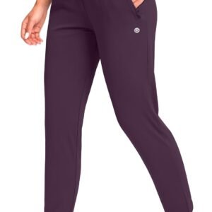 G Gradual Women’s Joggers Pants with Zipper Pockets Tapered Running Sweatpants for Women Lounge, Jogging