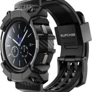 SUPCASE for Samsung Galaxy Watch 4 Classic 42mm Band with Case (Unicorn Beetle Pro), [Military-Grade Drop Protection] [Anti-Scratch] Rugged Men Cover with Adjustable Strap Band