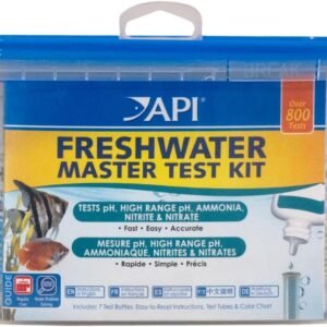 API FRESHWATER MASTER TEST KIT 800-Test Freshwater Aquarium Water Master Test Kit, White, Single, Multi-colored