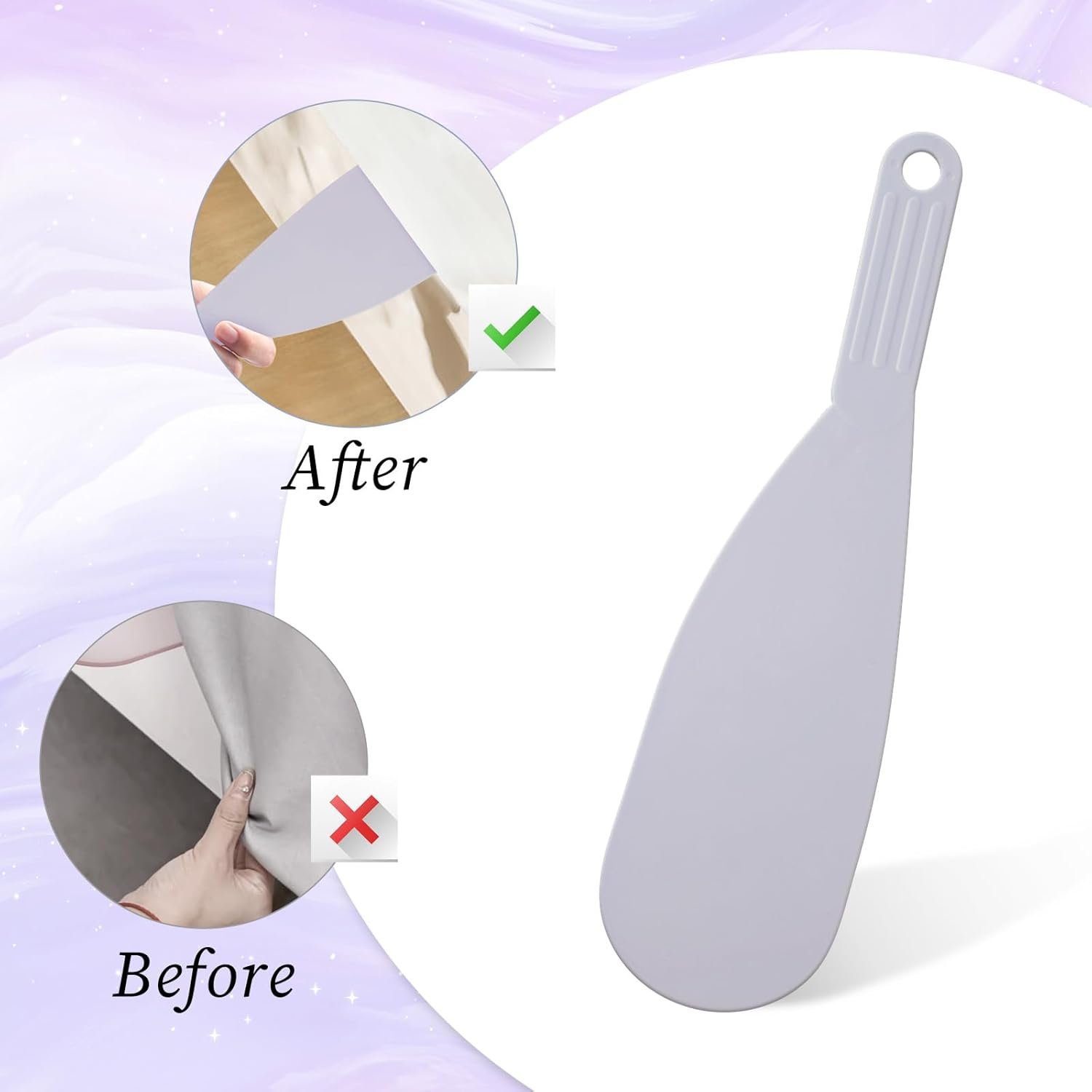 Bed Sheet Tucker Tool, Arthritis-Friendly Easy Mattress Lifter Wedge, Bed Sheet Tucker for Changing Sheets, Grey Beds Maker Tool to Help Protect Your Hand (14.5 in) - Image 5