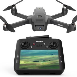 GPS Drone with EIS Camera 4.5″ LCD Screen on Controller, FPV Drones Al Track&Orbit Mode with Professional with Auto Return Follow Me for Adult Beginner, GPS Brushless Drone Long Range Circle Fly,Under 249g